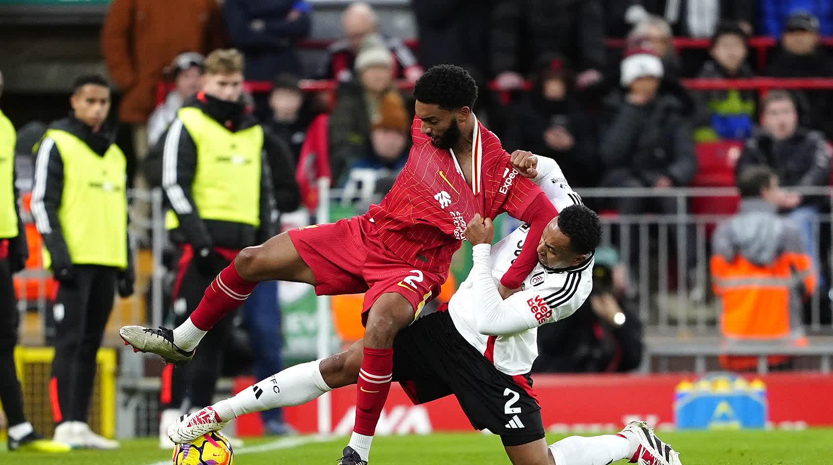 aoa体育娱乐-关于利物浦主场战平伯恩利，难分高低的信息