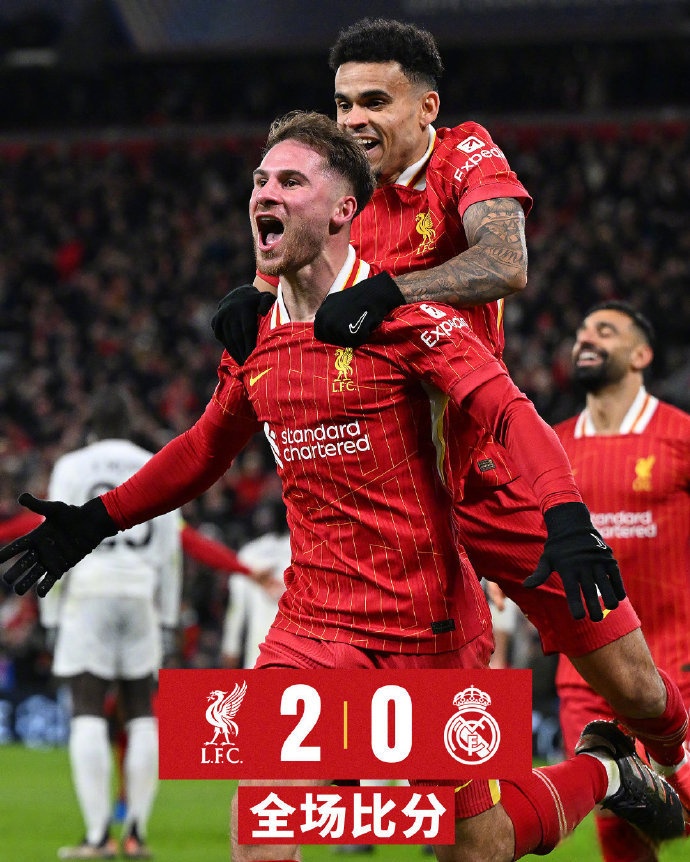 利物浦憾负皇家马德里，无缘欧冠半决赛